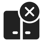Dual Screen Error SVG Icon